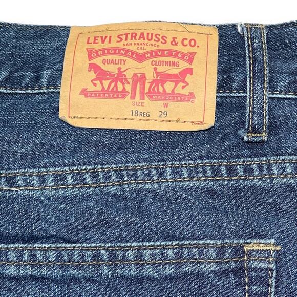 Levi’s 505 Regular Jean Shorts 18 Regular / 29 - Picture 3 of 3